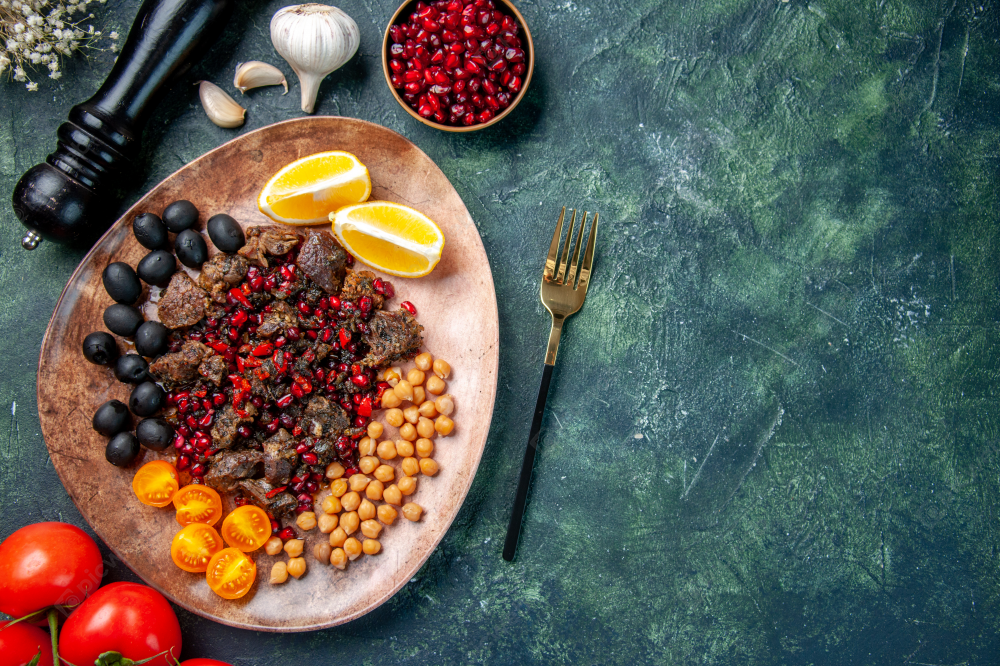 Мясное блюдо с помидорами и кукурузой скачать Мясное блюдо с помидорами и кукурузой