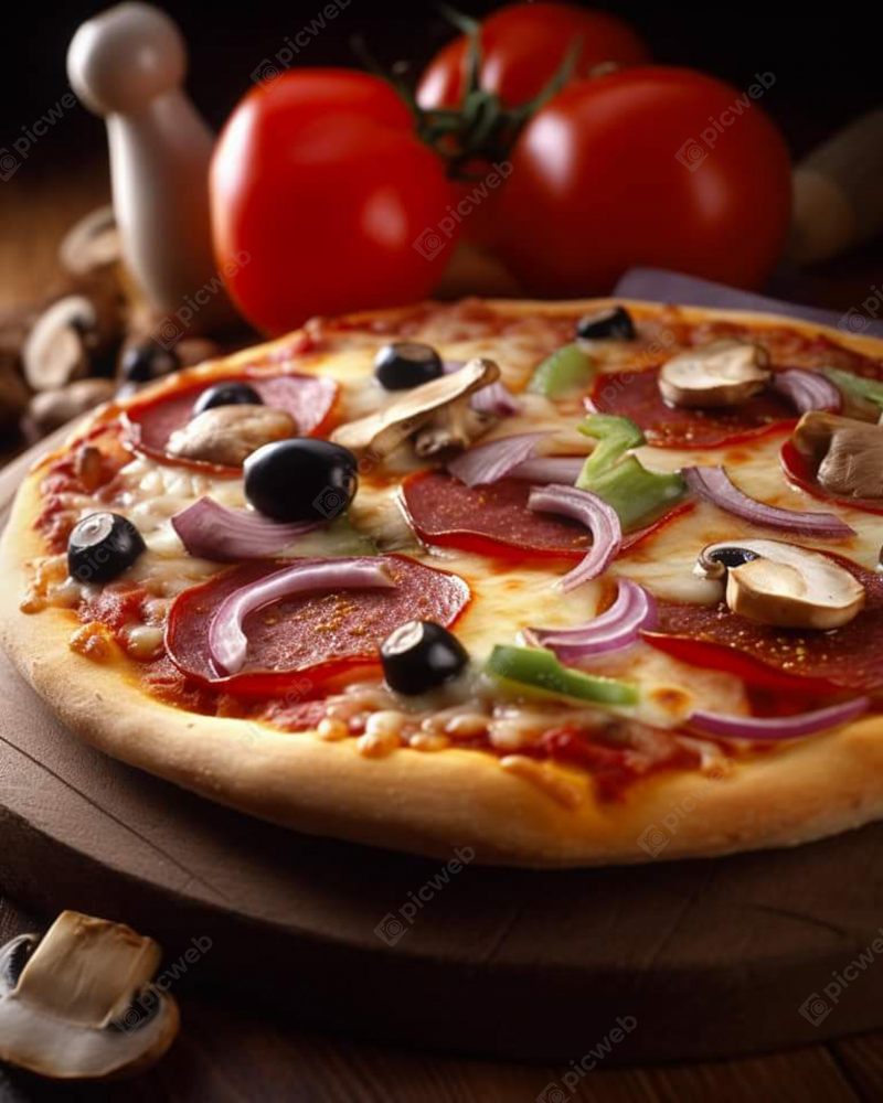 Вкусная пицца с пепперони скачать Вкусная пицца с пепперони
