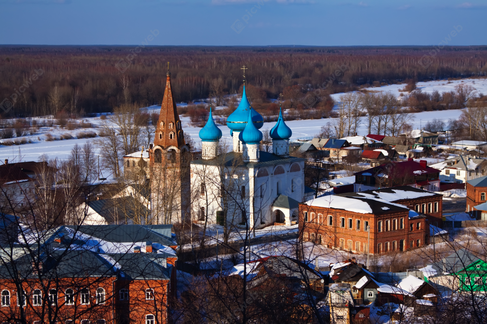 Зимний пейзаж Гороховца