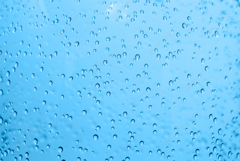 Капли воды на голубом фоне скачать Капли воды на голубом фоне