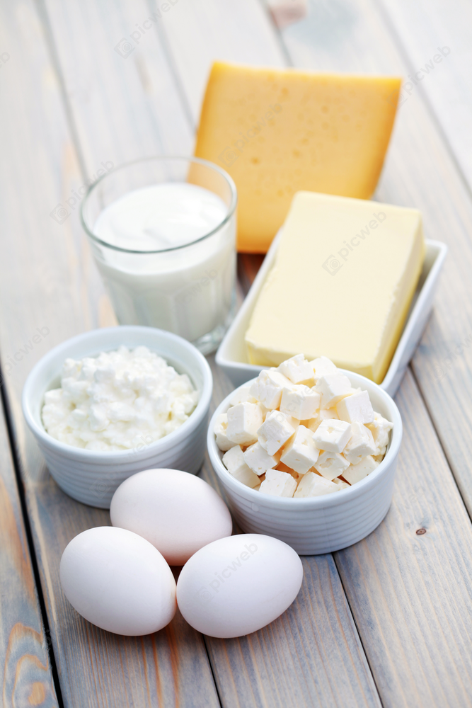 Молочные продукты и яйца