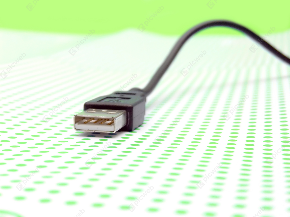 Черный USB-коннектор скачать Черный USB-коннектор