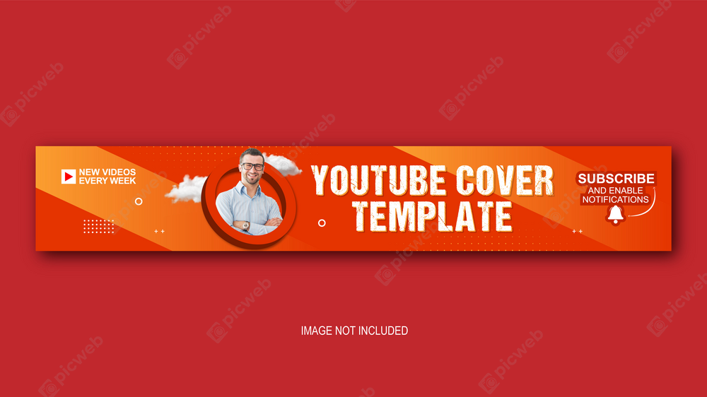 Шаблон баннера для YouTube скачать Шаблон баннера для YouTube