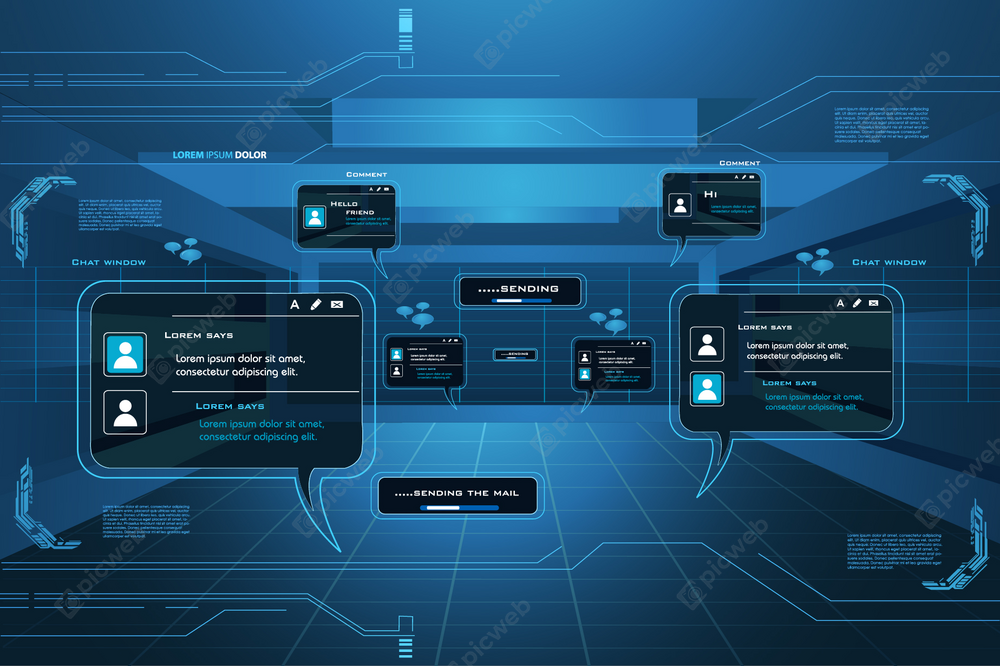 Интерфейс цифрового общения скачать Интерфейс цифрового общения
