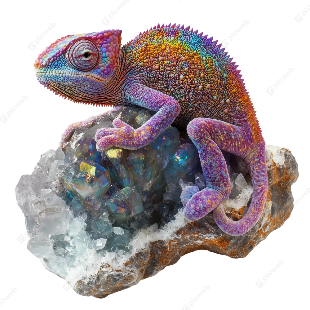 Ящерица на кристальном камне скачать Ящерица на кристальном камне